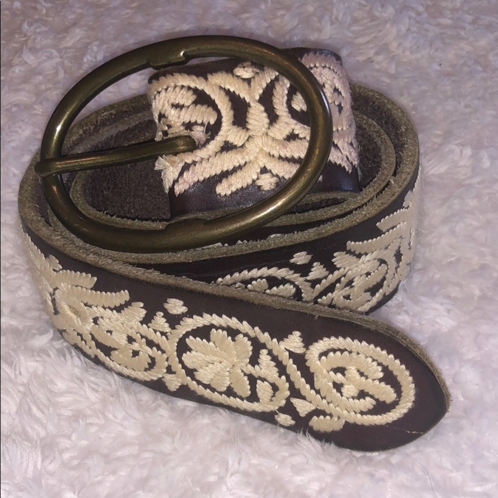 Lucky Brand Brown Lace Belt